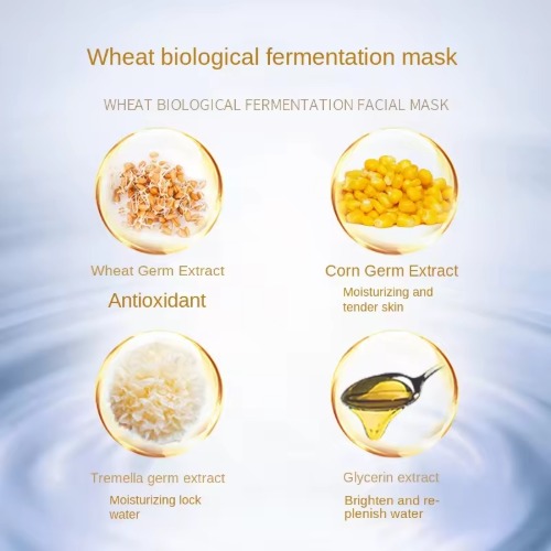 Manufacturer-Developed Crystal Face Sheet Mask Grain Germ Hydrating Patch for Beauty Salon Biological Fermentation Line.jpg